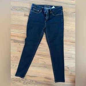 Michael Kors dark blue skinny jeans with stretch